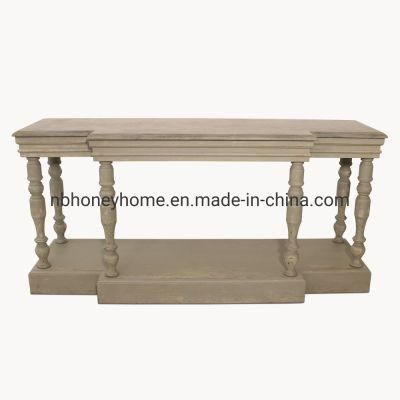 Belguim Design Antique Painting Buffet Side Table Sideboard
