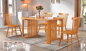Wholesale Cheap Dining Room Table Solid Wood Dining Table and Chair
