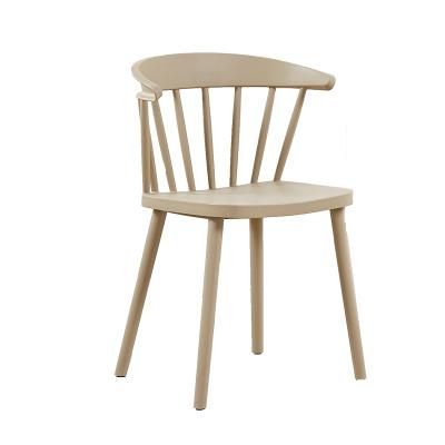 Modern Plastic Stackable Cafe Restaurant Furniture Dining Living Conference Chairs and Tables