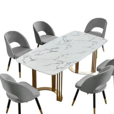 Hot Selling Dining Tables Set Modern Dining Room Furniture Tables Without Extendable Size