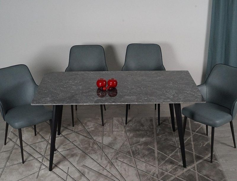 New Modern Style Dining Table Wholesale Table Furniture Metal Restaurant Table