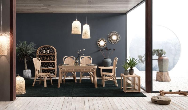 Vintage Modern Commercial Furniture Wooden Frame Dining Chairs for Restaurant Use