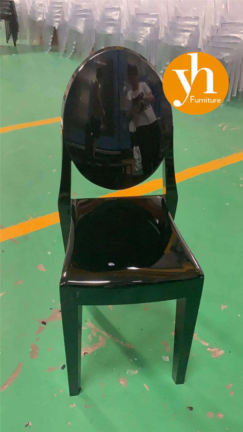 Clear Resin Tiffany Chair 3years Guarantee Time PC Resin Acrylic Clear Wedding Dining Chair