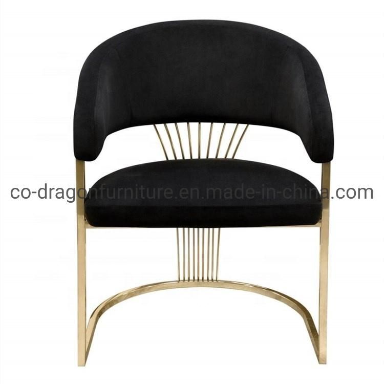 New Design Gold Stainless Steel Dining Chair for Home Furniture