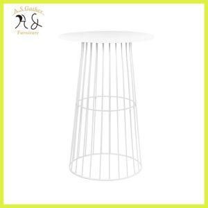 Wedding Outdoor Steel Wire Round Bar Table