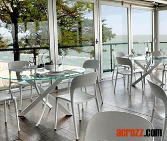 Banquet Stackable Outdoor Patio Gipsy Dining Chair