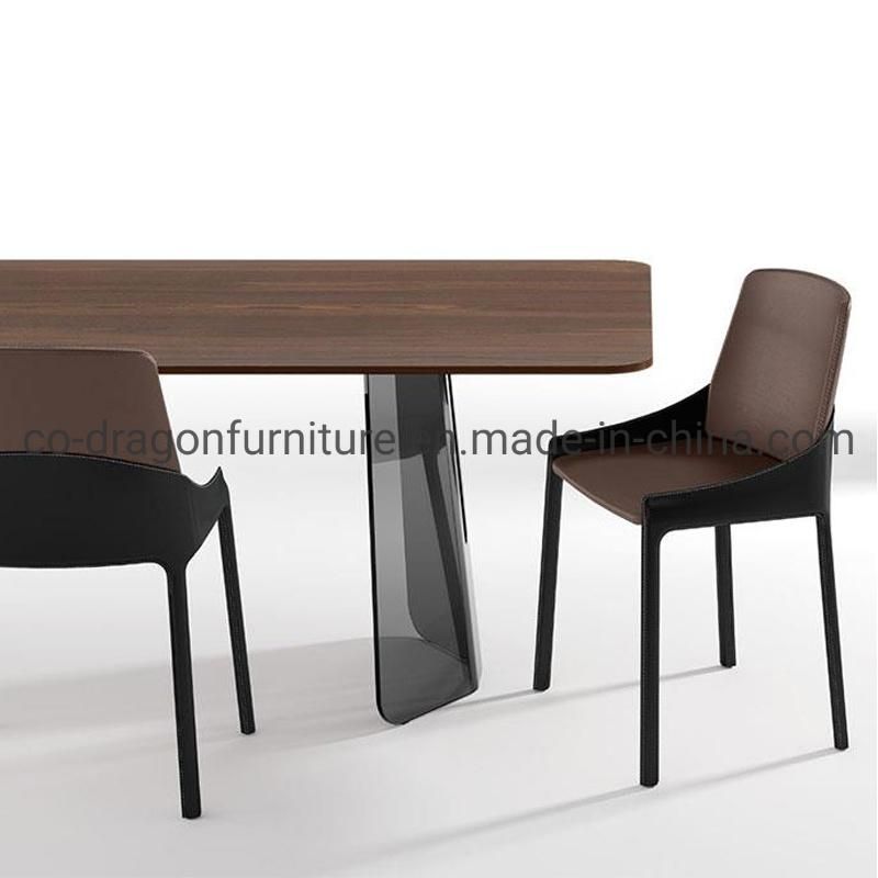 High Quality Luxury Steel Leather Dining Chair for Home Furniture