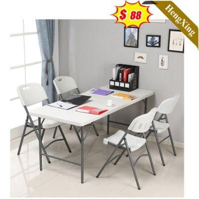 Hot Selling Simple Modern Dining Furniture Foldable Rectangle Dining Table