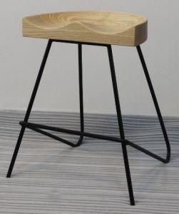 Steel Wooden Bar Stool 706-H45-Stw