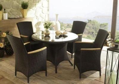 Rattan Dining Room Furniture Chair and Table Set