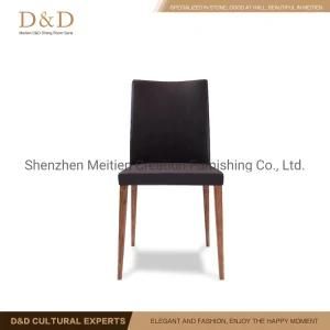 Comfortable Durable Dining Chair with Wood Leg