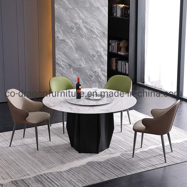 Quality Round Dining Table with Marble Top for Dining Furniture