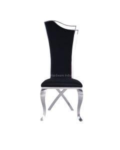 Home Furniture Sliver Metal Dining Chair for Restaurant
