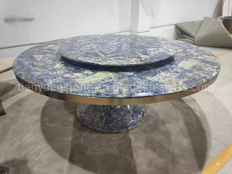 Dining Room Furniture Round Marble Top Dining Table Set