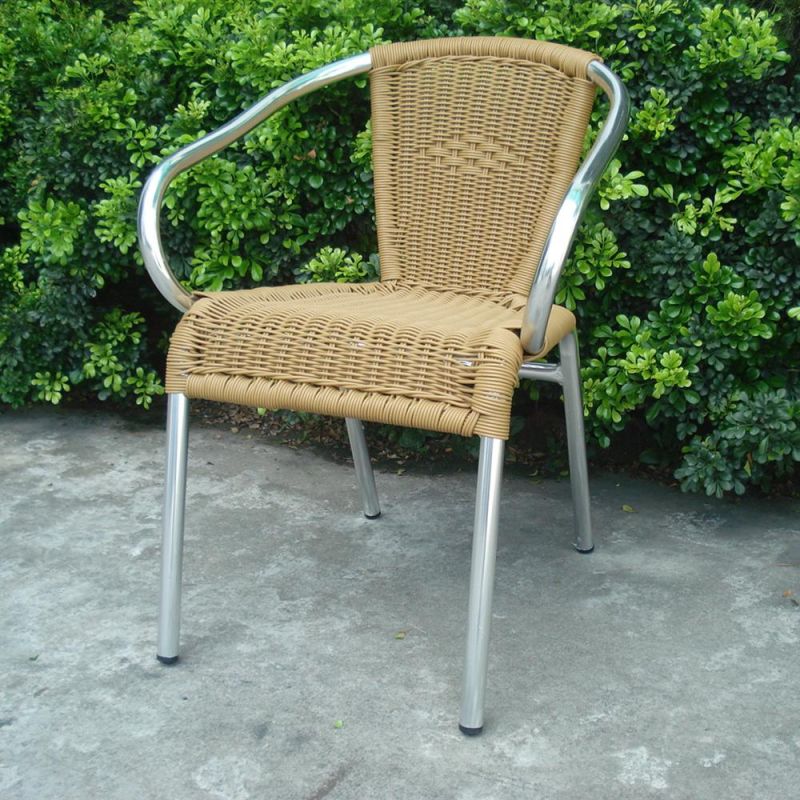 Popular Design for Us Market Stacking Aluminum Dining Chair