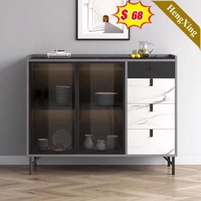 Quality Glass Simple Modern Furniture Wood Living Room Furniture Kitchen Cabinet Side Board