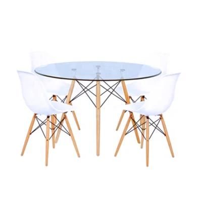 Tempered Glass High Quality Fashion New Design Dining Table