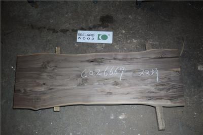 Custom Size Live Edge Walnut Slab for Antique Dining Table