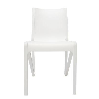 Factory Direct Home Furniture Simple Design White PP Plastic Dining Chair