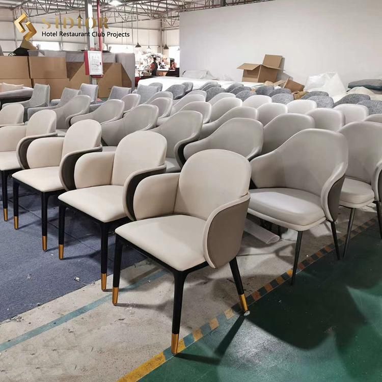 Modern Event Furniture Stackable Black Metal Frame Square Dining Chairs