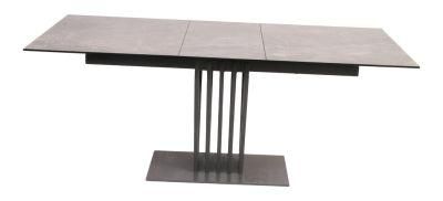 Hot Selling Simple Iron Glass Metal Dining Table
