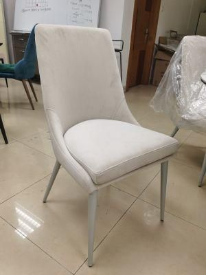 Morden Dining Furniture Dining Chair Fabric Chair Metal Chair