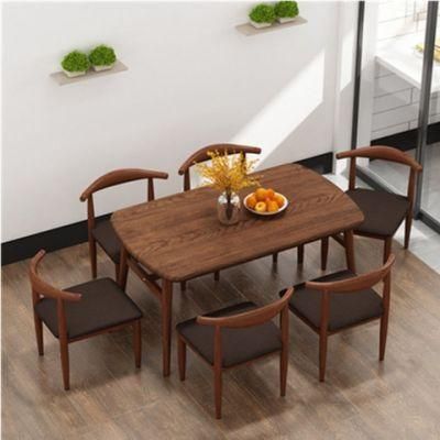 Wholesale Best Selling Modern Simple Wooden Dining Room Table with Chair