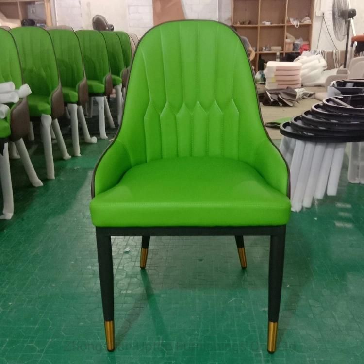 Luxury Dining Room Furniture Green Restaurant Chairs (SP-EC205)