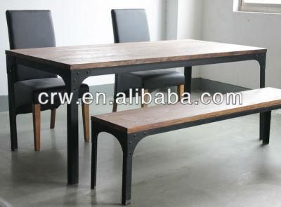 Dt-4014 Stainless Steel Dining Table Designs Made in Vietnam