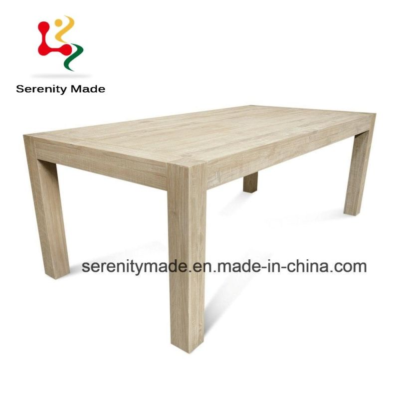 Modern Solid Wood Dining Table for Six People Use