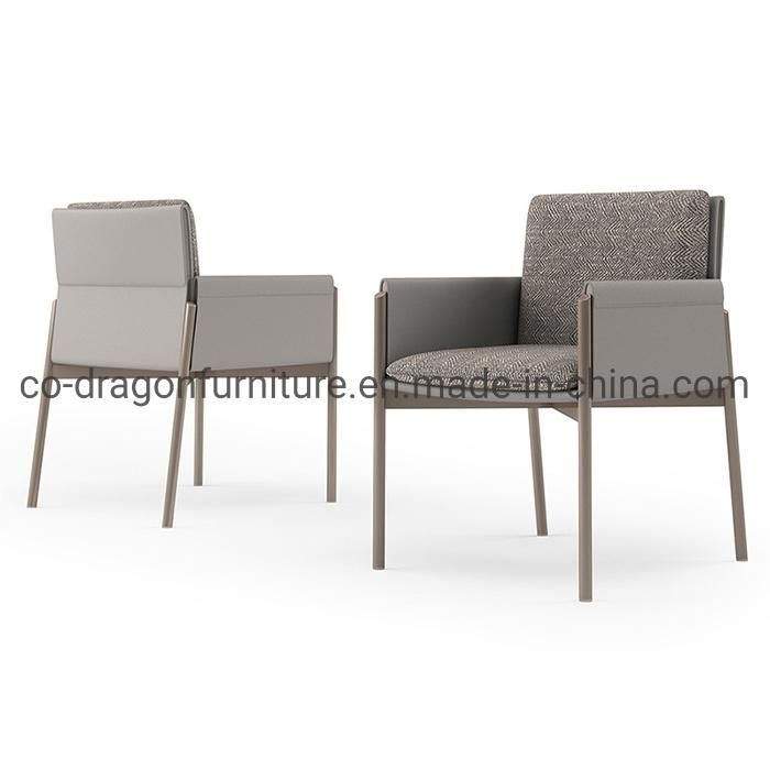 Hot Sale Fabric Dining Chair with Arm for Home Furniture