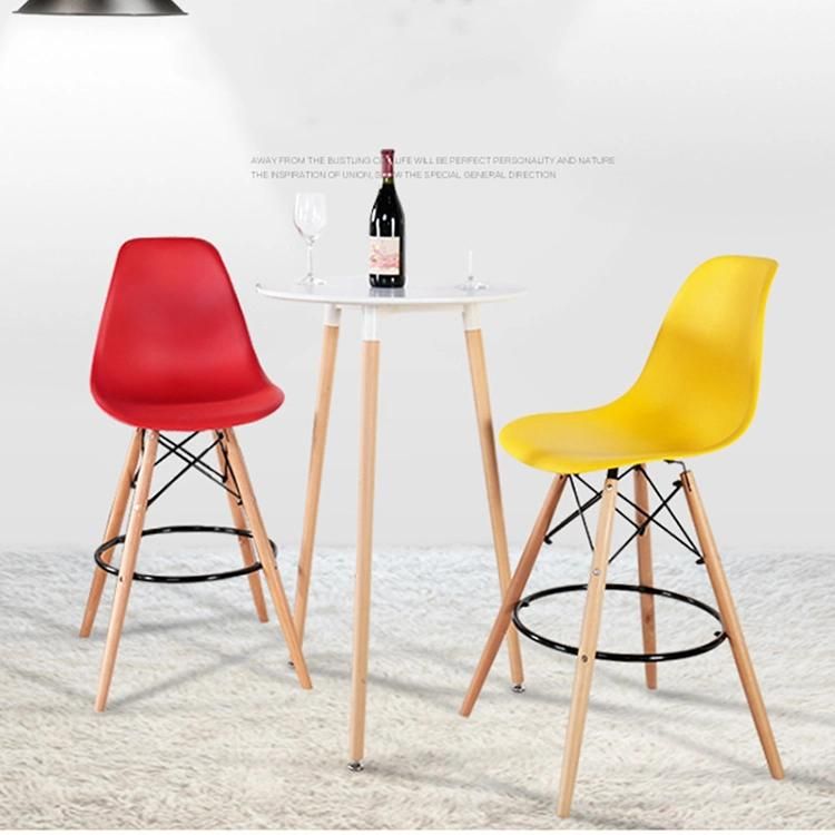 Solid Wood Bar Counter Beech Domestic High Stool Pink Silla Alta PARA Mesa De Bar Bar Chair Luxury