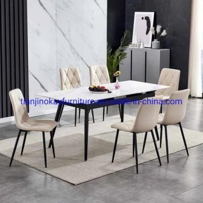 Hot Sale Ceramic Dining Table Dining Chair for Dining Room