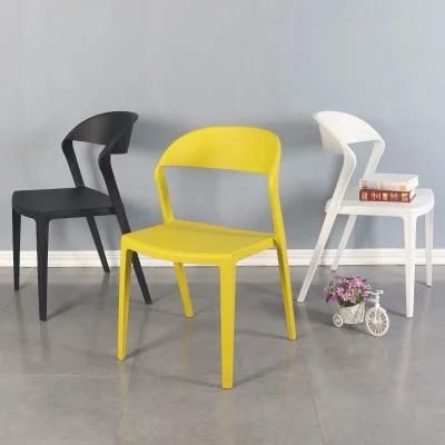 Colorful Leisure Design Outdoor Garden Cafe Office Restaurant Plastic Chair
