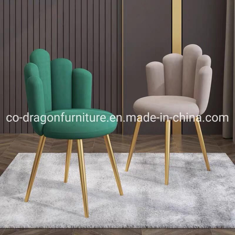 Fashion Wholesale Metal Dressing Chair with Fabric for Dining Furniture