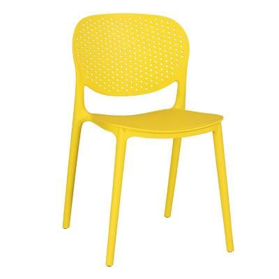 Luxury Design Restaurant Modern Red Environmentally Friendly Plastic Maya Dining Chair