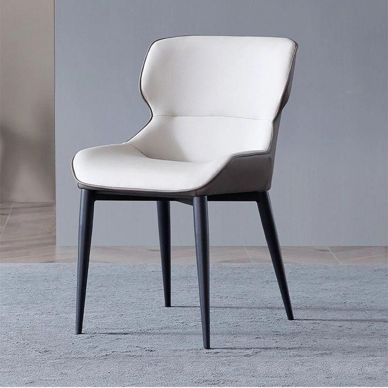 Nordic Restaurant Furniture Leather Upholstery Chair High Quality Dining Chair