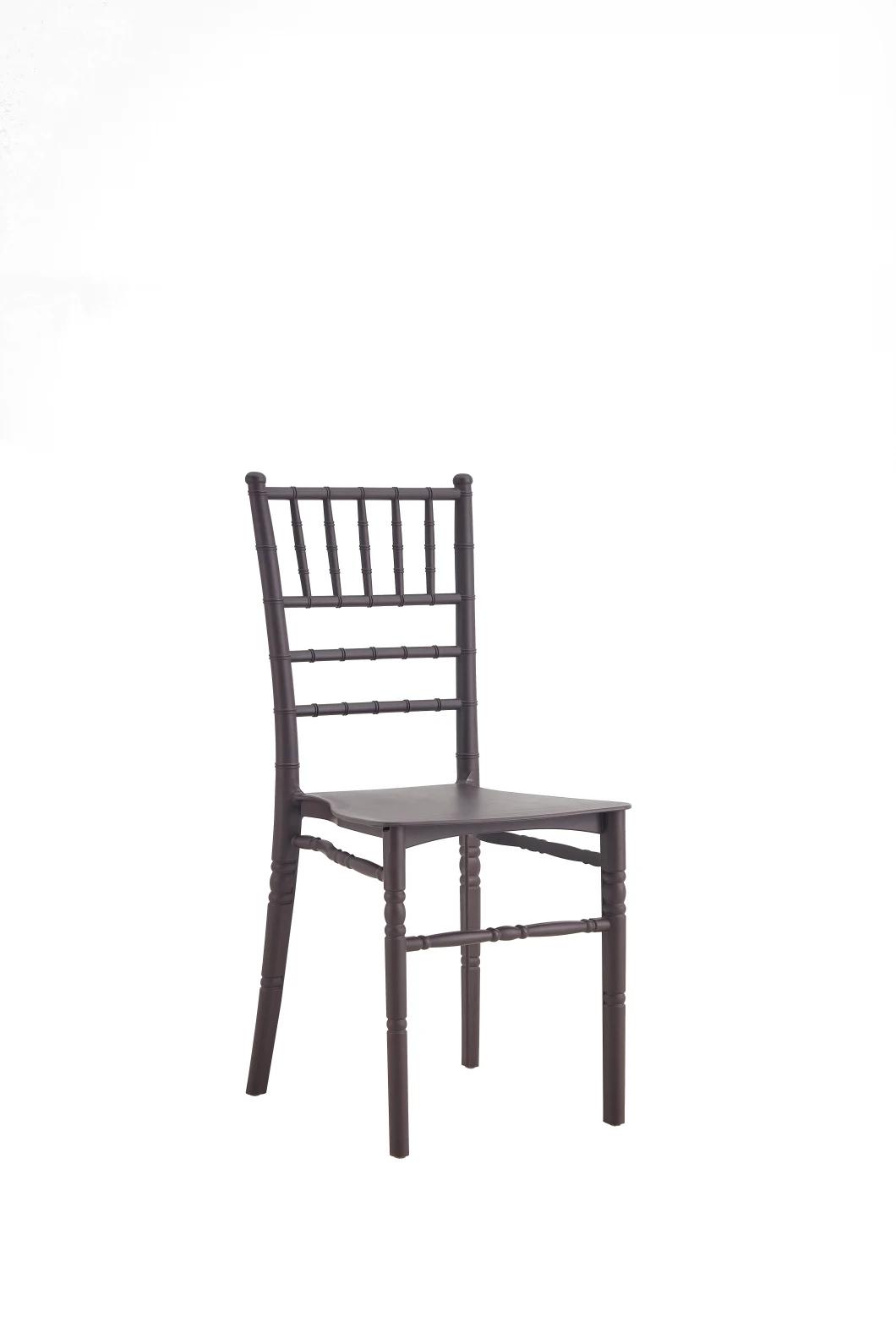 Wholesale Factory Price New Design Portable Dining Garden Stackable Chair, Outdoor White Plastic Chair