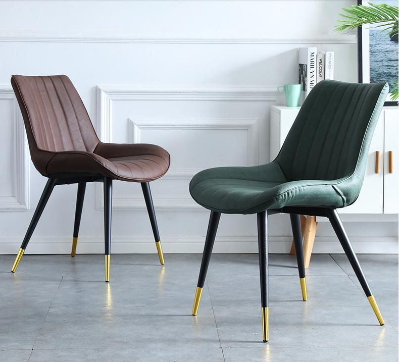 Factory Wholesale Antique Chair Banquet Hotel Room Furniture Leather Seats Armless Chair for Dining
