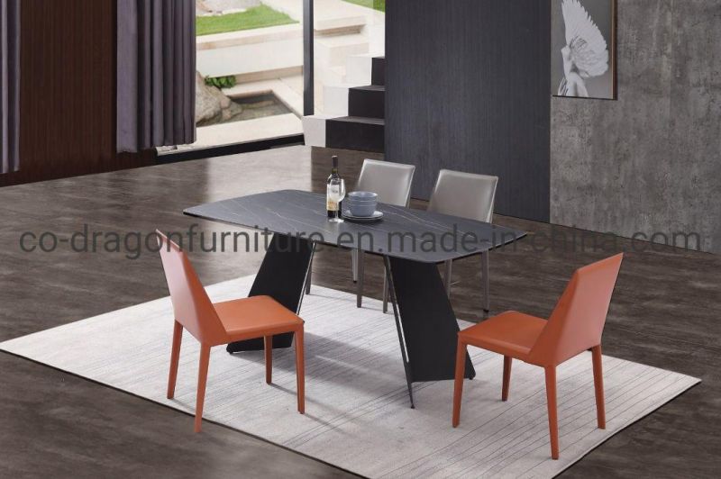 Butterfly Legs Dining Table with Marble Top for Modern Furniture
