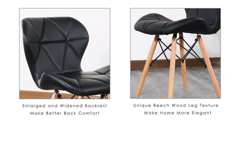 Wholesale Nordic Training Conference Modern Design Plastic Wood Scandinavian Designs Furniture Dining Chair Suppliers