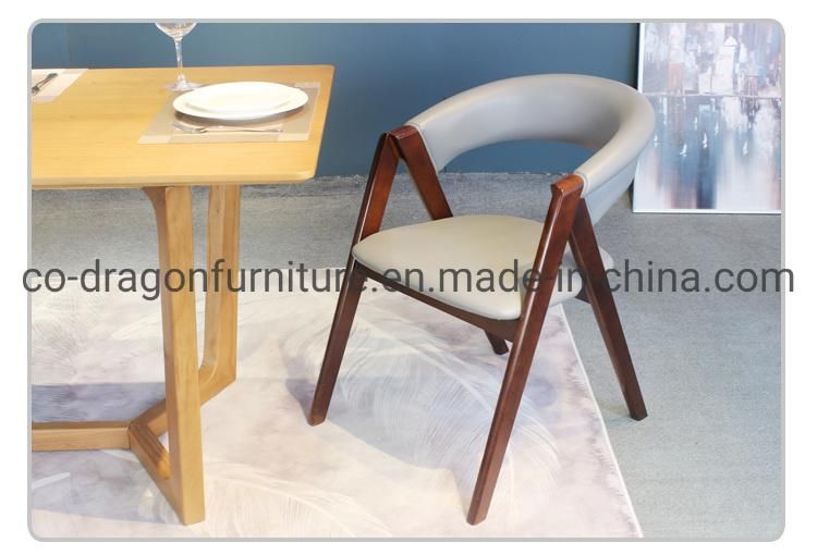 Quality Solid Wood Dining Chair with Leather for Dining Furniture