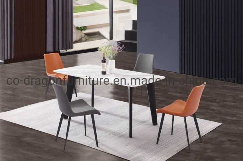 Modern Furniture 6 Seats Rectangle Dining Table for Home Furniture