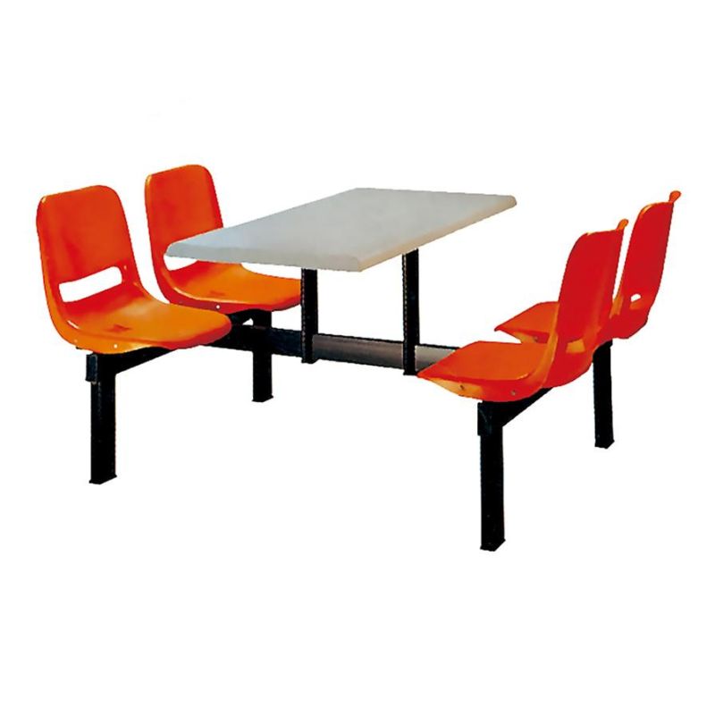 School Canteen Furniture Dining Table and Chair Set Restaurant Table with Chair