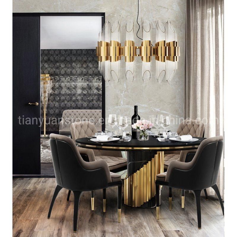 Hotel Dining Furniture Modern Marble Table Top Dinner Table