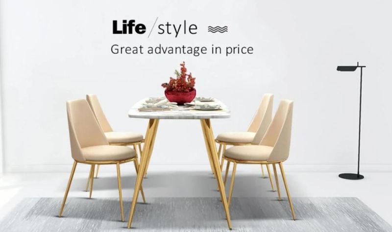 Wholesale Dining Furniture Restaurant Home Modern Flannel Living Room Dining Chairs