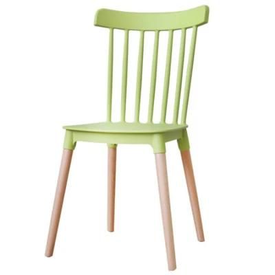 Italian Design Hollow Back Hotel Event Cafe Chair Stackable Plastic Restaurant Dining Room Chair