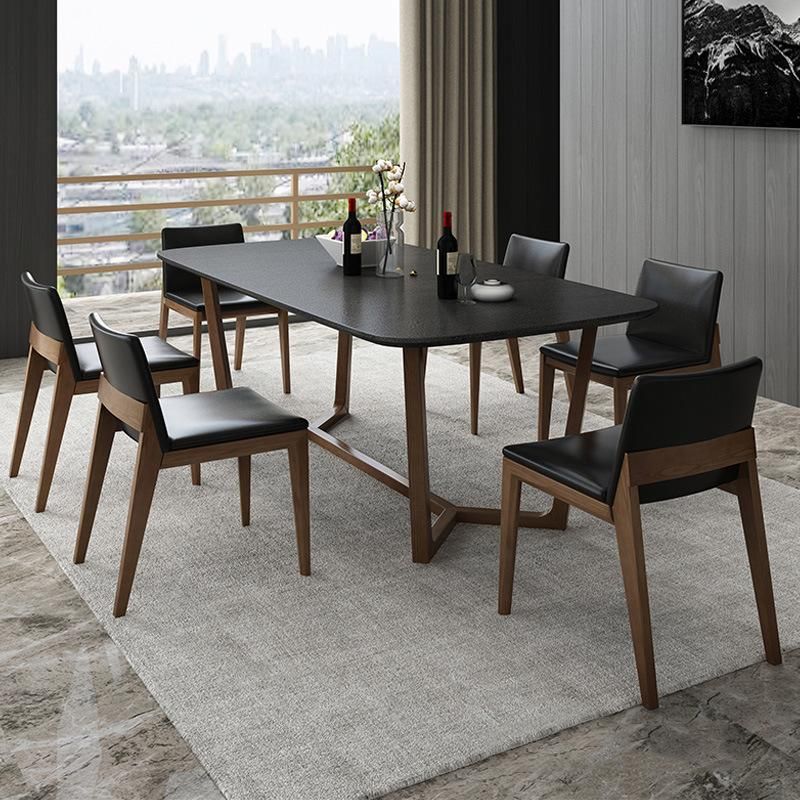 Modern Wicker Hotel Woodentable Restaurant Chair Dining Furniture for Sale