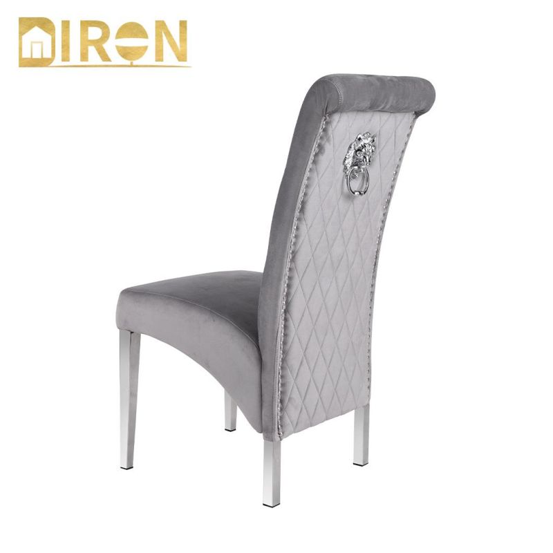 Hot Sale Good Design Modern Restaurant Dining Chair Metal Stainless Steel Chair