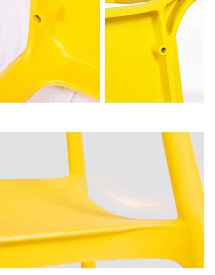 Wholesale Colorful Outdoor Sillas Stackable PP Restaurant Cafe Plastic Chairs